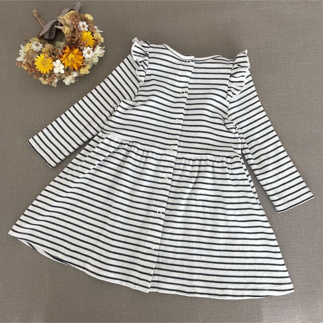 PETIT BATEAU(プチバトー)の【あや様専用】プチバトー&ミキハウス ワンピース 2点おまとめ♡ キッズ/ベビー/マタニティのベビー服(~85cm)(ワンピース)の商品写真