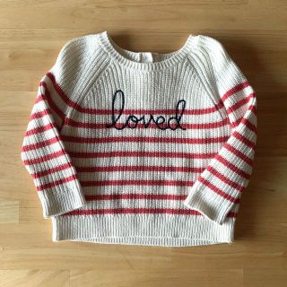 ベビーギャップ(babyGAP)のbaby GAP ◆ ボーダーニット プルオーバー 80cm(ニット/セーター)