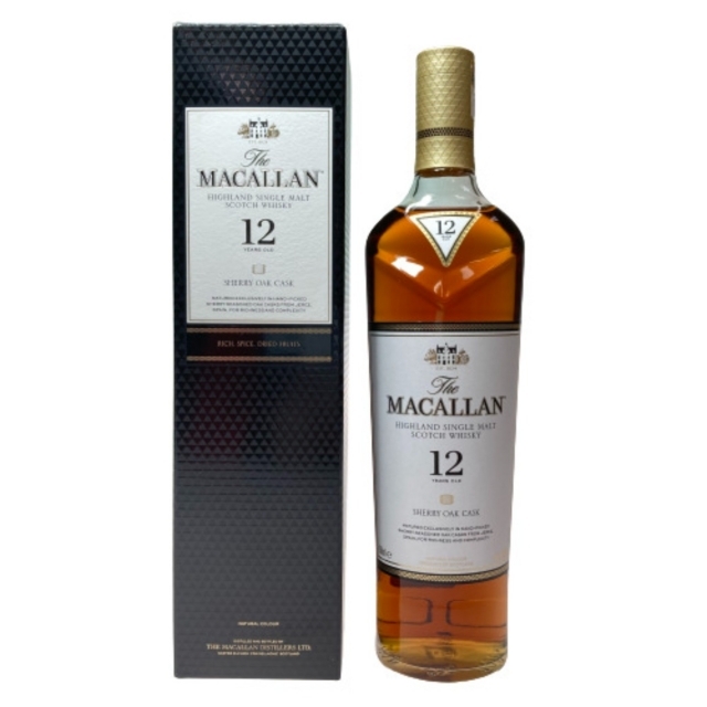 ◎◎The MACALLAN ザ マッカラン シェリー オーク 12年 シングルモルト スコッチ ウイスキー 40％ 700ml