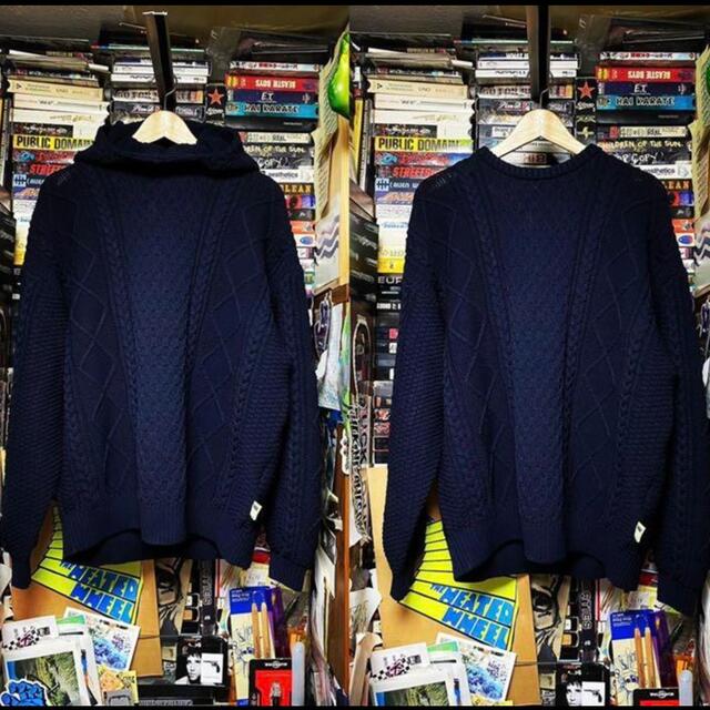 SSZ PROST KNIT Sサイズ NAVYトップス