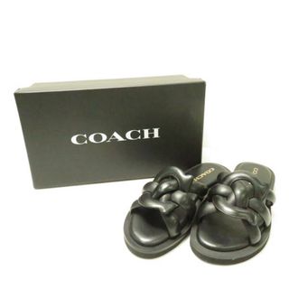 コーチ(COACH)のコーチ GEORGIE LEATHR SANDAL サンダル 6 AY2749C(サンダル)