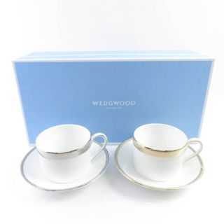 ウェッジウッド(WEDGWOOD)のウェッジウッド VERA WANG カップ＆ソーサー ゴールド SY4343B1(グラス/カップ)