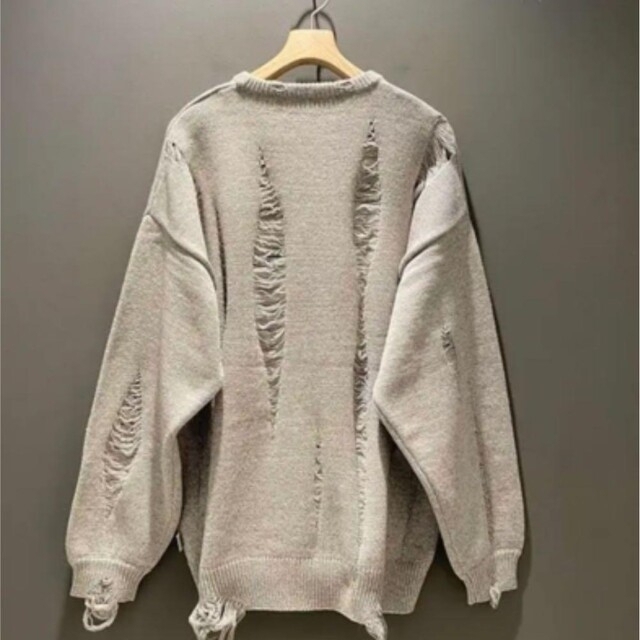 SSZ KURSED KNIT SサイズカラーLTGREY