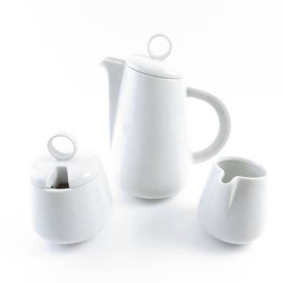 アレッシィ(ALESSI)のアレッシィ ティーポット＆シュガーポット＆クリーマー SY4349B1(食器)