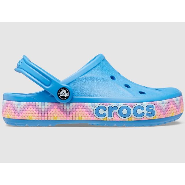 crocs(クロックス)の25cm クロックス バヤバンド シェブロン バンド クロッグ パウダー ブルー メンズの靴/シューズ(サンダル)の商品写真