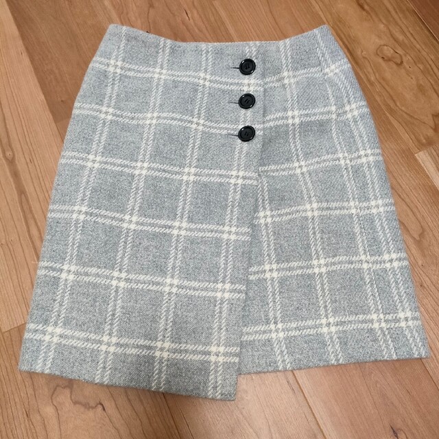 INED(イネド)のINED 膝丈スカート　ウール レディースのスカート(ひざ丈スカート)の商品写真
