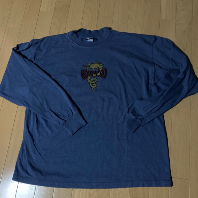 ⭐️オーバーサイズ　ドラゴンロングTシャツ　L メンズのトップス(Tシャツ/カットソー(七分/長袖))の商品写真