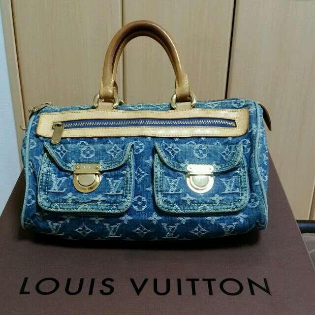 LOUIS VUITTON - LOUIS VUITTON　デニムハンドバッグ「ネオ・スピーディ」