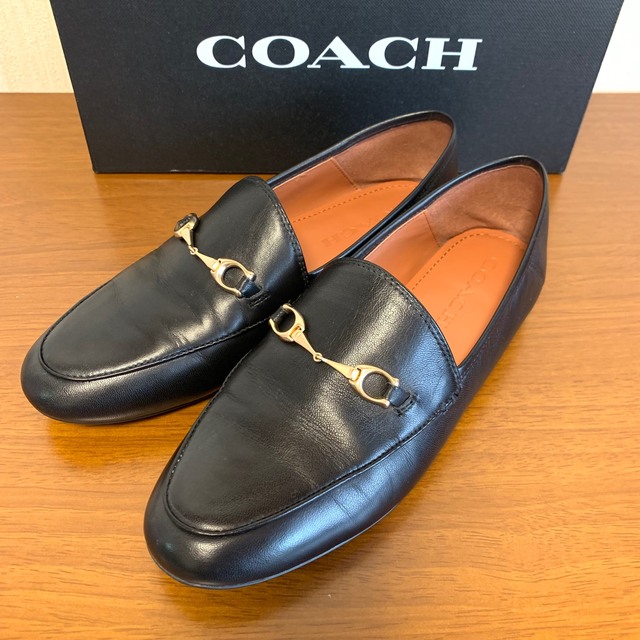 ●お値下げ●☆未使用品☆COACH ハーレーレザーローファー　size5.5