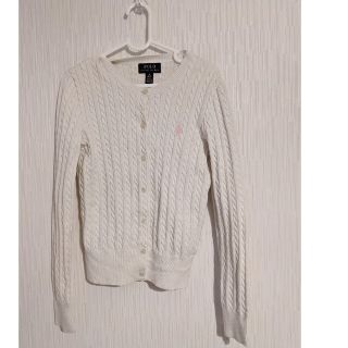 ポロラルフローレン(POLO RALPH LAUREN)の【美品】ポロ　ラルフ・ローレン　ケーブル編みカーディガン(カーディガン)