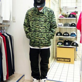 VANS バンズ フード付き コーチジャケット L 迷彩