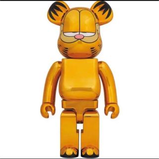 ベアブリック(BE@RBRICK)のBE@RBRICK GARFIELD GOLD CHROME 1000％(その他)