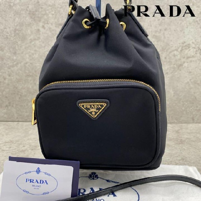 人気商品！】 PRADA - 【未使用】PRADA プラダ デュエット 2way 巾着