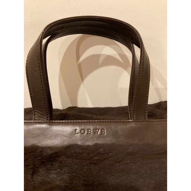 極美品☆ LOEWE ファーバッグ