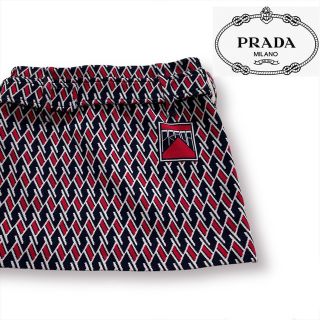 PRADA - プラダ 巻きスカート ラップスカート ボンディング フリル