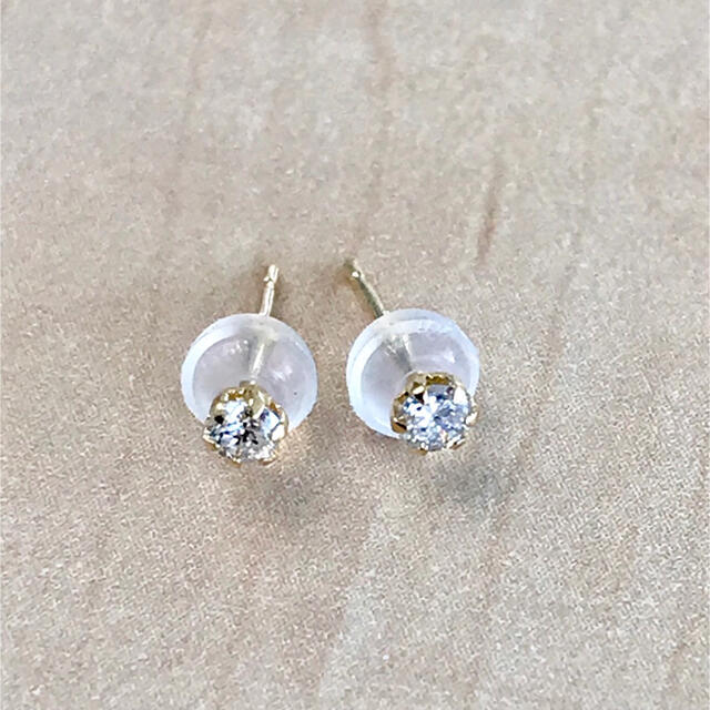 K18ダイヤモンドピアス 0.14カラット 1ペア K18ピアス ダイヤモンド K18ダイヤモンドピアス 0.14カラット 1ペア K18ピアス ダイヤモンド