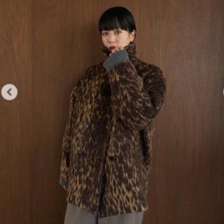 クラネ(CLANE)の早い者勝ち　CLANE OVER LINE DOUBLE COAT (ピーコート)