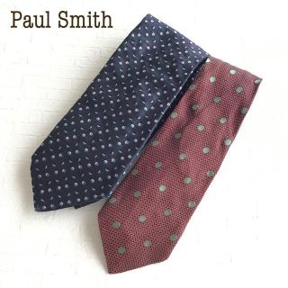 ポールスミス(Paul Smith)の❤️専用【used】ポールスミス 水玉 ネクタイ ドット 2本(ネクタイ)