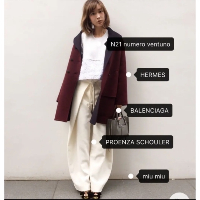 Proenza Schouler(プロエンザスクーラー)の【Proenza Schouler】プロエンザスクーラー ワイドパンツ レディースのパンツ(カジュアルパンツ)の商品写真