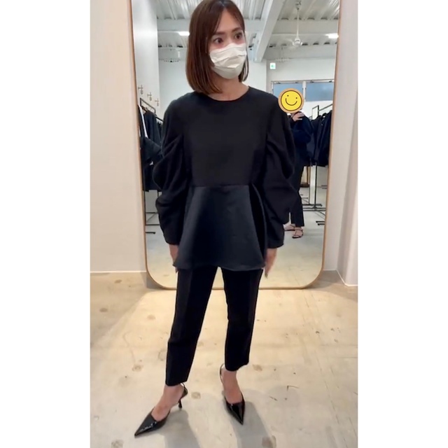 heve タックドレープペプラムBL - burnet.com.ar
