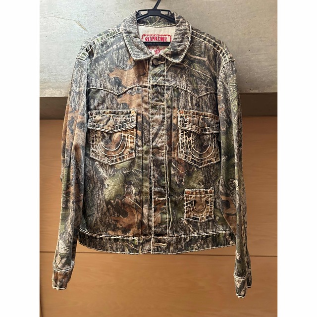 Supreme(シュプリーム)のSupreme True Religion Denim 枯葉 camo メンズのジャケット/アウター(Gジャン/デニムジャケット)の商品写真