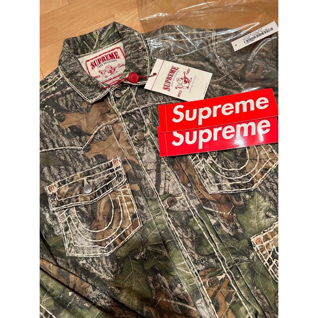 Supreme(シュプリーム)のSupreme True Religion Denim 枯葉 camo メンズのジャケット/アウター(Gジャン/デニムジャケット)の商品写真