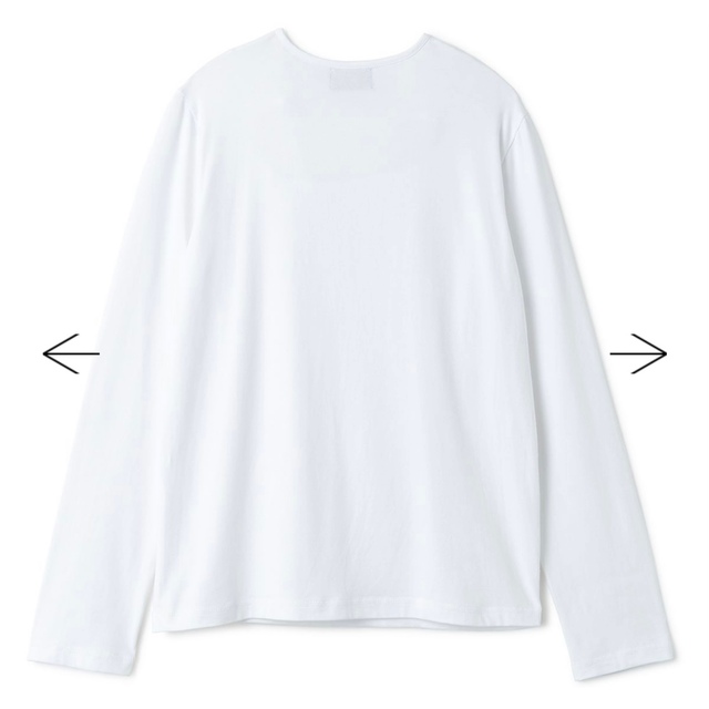 soduk スドークribbon long t-shirt / white
