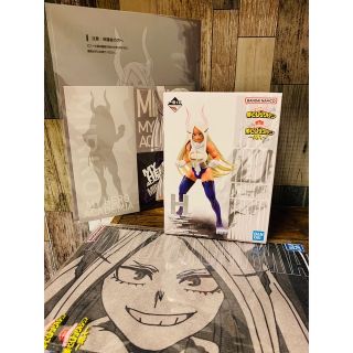 バンダイ(BANDAI)の【ヒロアカ】　ミルコ　3点セット　フィギュア、タオル、クリアファイル(キャラクターグッズ)