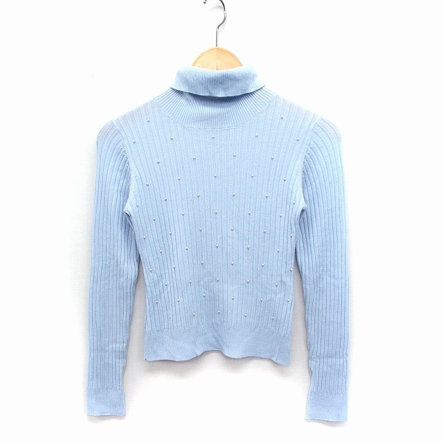いラインアップ L'EST ROSE レストローズ タートルニット M opri.sg