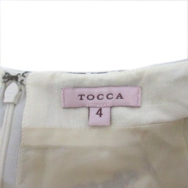 TOCCA(トッカ)のトッカ TOCCA ひざ丈 スカート フレアー 花柄 ベージュ 4 Lサイズ相当 レディースのスカート(ひざ丈スカート)の商品写真