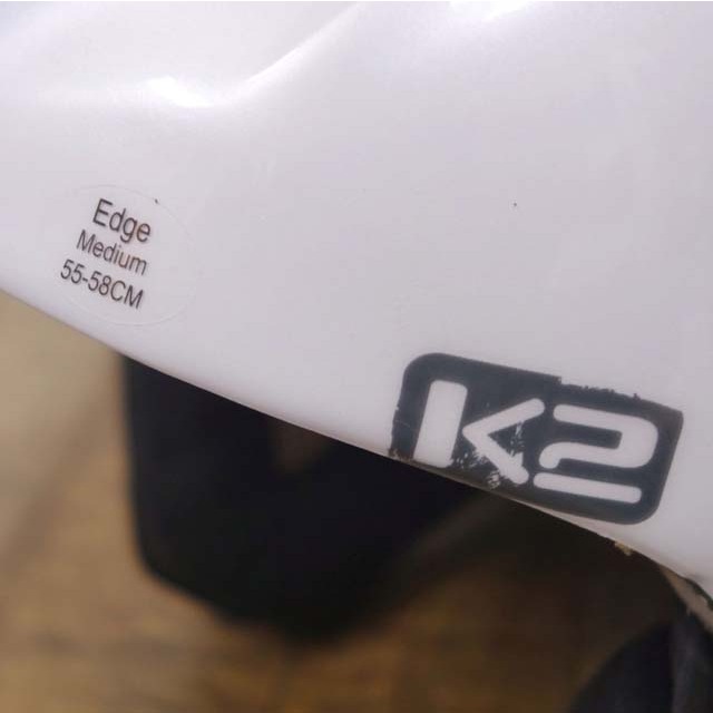 K2(ケーツー)の未使用 ケーツー K2 EDGE エッジ ヘルメット MD 55 ～ 58 cm スキー スノーボード バックカントリー スポーツ/アウトドアのスノーボード(その他)の商品写真