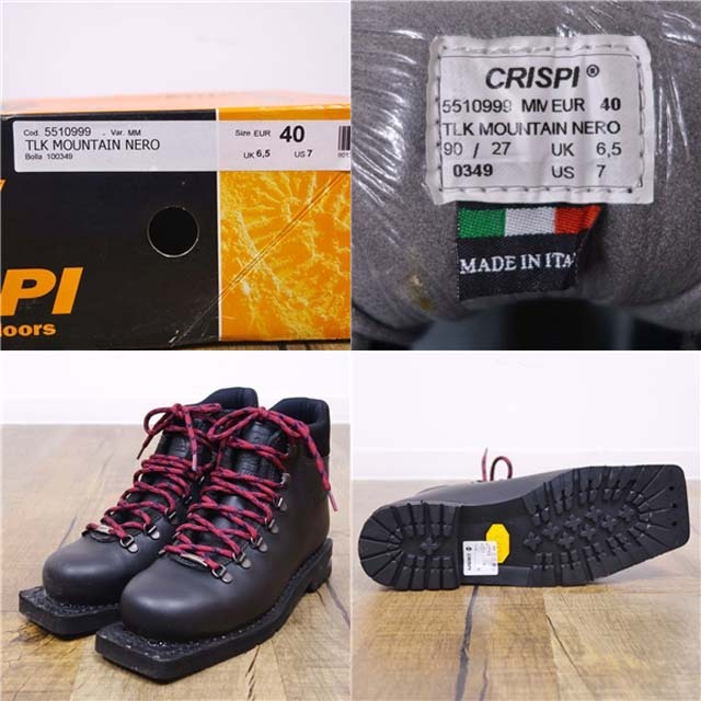 未使用 クリスピー CRISPI TLK MOUNTAIN マウンテン 25.5 cm 未使用 クリスピー CRISPI TLK MOUNTAIN マウンテン 25.5 cm