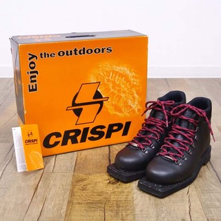 未使用 クリスピー CRISPI TLK MOUNTAIN マウンテン 25.5 cm テレマーク スキーブーツ テレマークスキー 3ピン 革靴(ブーツ)