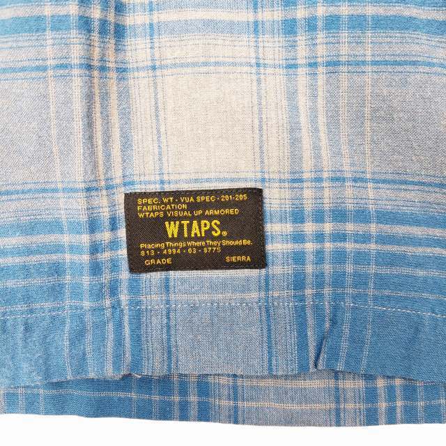 W)taps(ダブルタップス)のWTAPS VATOS L/S オンブレチェック 開襟シャツ オープンカラー S メンズのトップス(シャツ)の商品写真