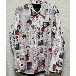 ミルクボーイ(MILKBOY)のMILKBOY STRAWBERRY NEWS SHIRTS ピンク(シャツ)