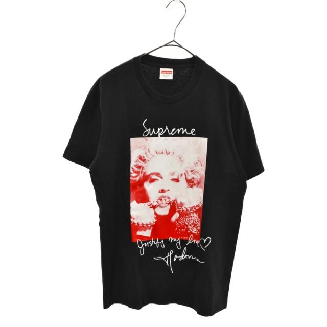 SUPREME シュプリーム 18AW Madonna Tee マドンナ プリントデザイン 半袖Tシャツ カットソーブラック