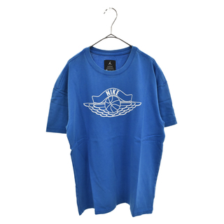 ナイキ(NIKE)のNIKE ナイキ 20SS×UNION LA AIRJORDAN1 Wing Logo Tee USED加工エアジョーダンウィングロゴ 半袖Tシャツ ブルー BV1492-486(Tシャツ/カットソー(半袖/袖なし))