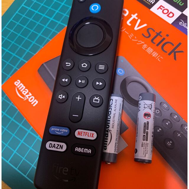 fire tv stick リモコン第3世代　電池2本 スマホ/家電/カメラのテレビ/映像機器(その他)の商品写真