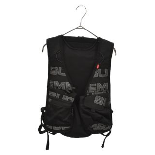 シュプリーム(Supreme)のSUPREME シュプリーム 21AW Pack Vest パックベスト ロゴジャケット ブラック(ベスト)