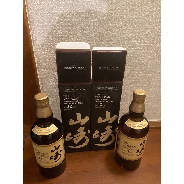 サントリーウイスキー 山崎 12年 700ml 2本 New Arrival 23765円引き