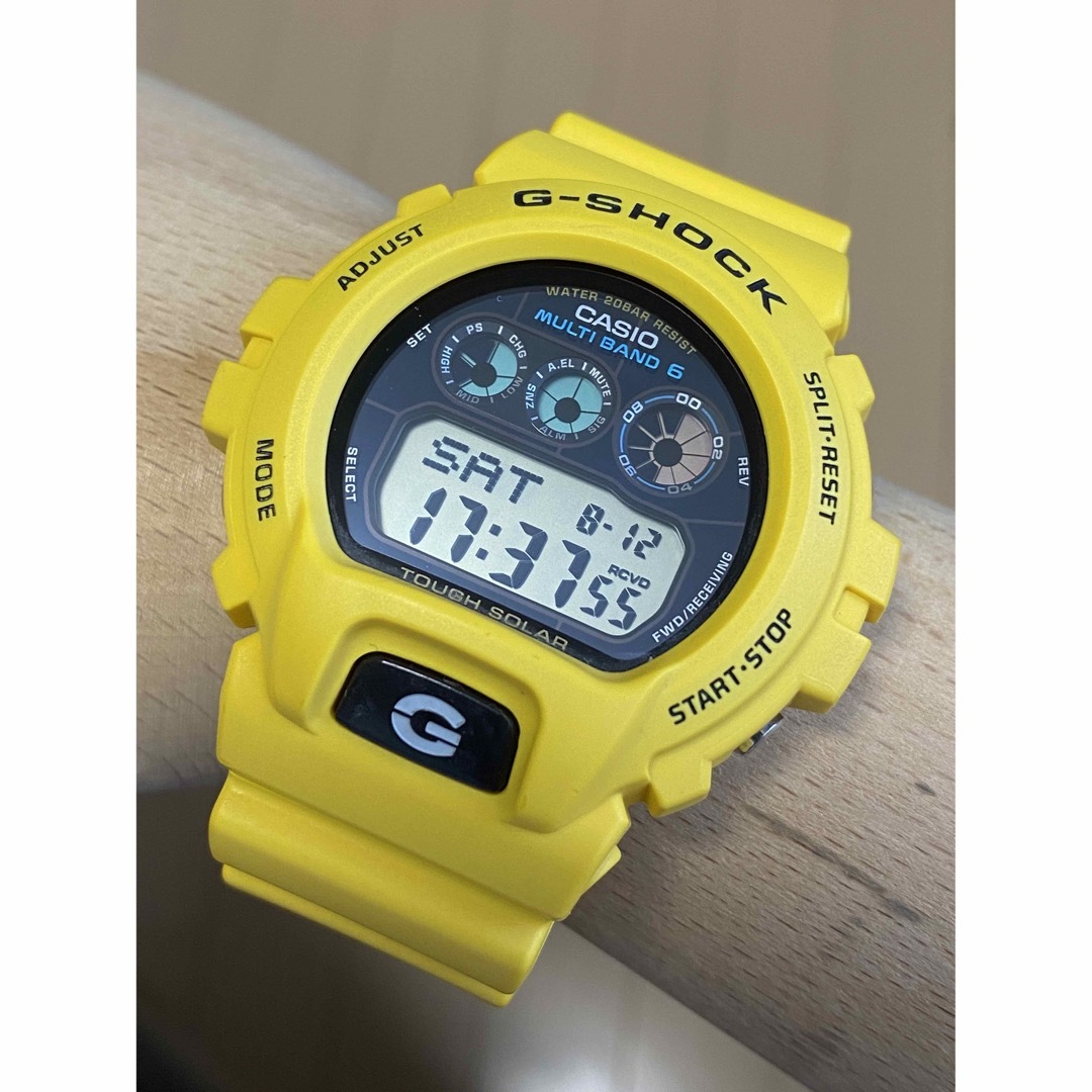 G-SHOCK/三つ目/GW-6900/電波ソーラー/イエロー/クレイジー/黄色 | フリマアプリ ラクマ
