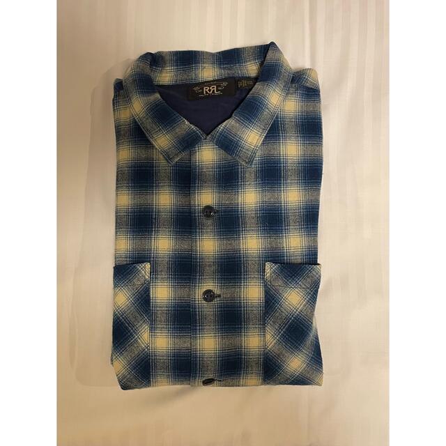 RRL Ombre Plaid Camp Long Sleeve Shirt