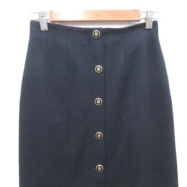 Lily Brown(リリーブラウン)のリリーブラウン タイトスカート ミモレ ロング ヘリンボーン 0 紺 ネイビー レディースのスカート(ロングスカート)の商品写真