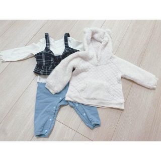 ベビーギャップ(babyGAP)のGAP Baby 6-12months ロンパース　トップス　くま　70(ロンパース)