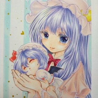 手描きイラスト コピック イラスト 東方(アート/写真)