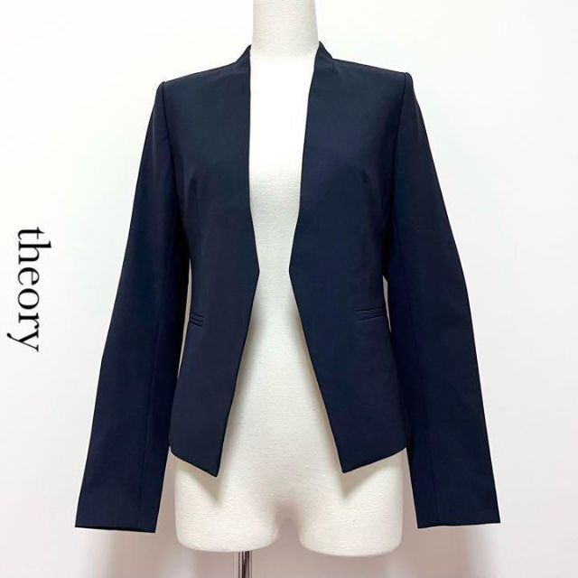 theory セオリー Tailor Lanai ノーカラージャケット