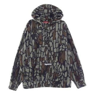 シュプリーム(Supreme)のSupreme シュプリーム スウェット 20AW Polartec Hooded Sweatshirt olive camo ポーラテック フーディー パーカ ボックスロゴ スウェット シャツ マルチカラー系 M【極上美品】【中古】(スウェット)