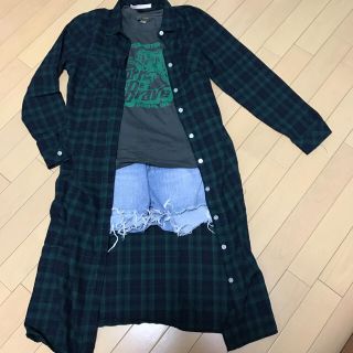 ザラ(ZARA)のロングシャツワンピ(シャツ/ブラウス(長袖/七分))