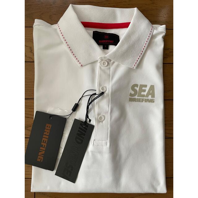 在庫僅少】 × BRIEFING WIND ポロシャツ SEA AND ウエア(男性用
