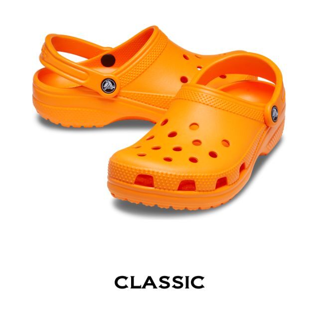 crocs(クロックス)の24cm クロックス クラシック クロッグ オレンジ ジング M6W8 新品 レディースの靴/シューズ(サンダル)の商品写真